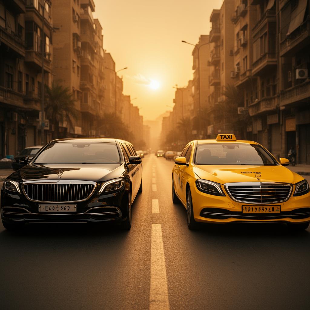 الفرق بين الليموزين والتاكسي في مصر - أيهما تختار لرحلتك؟